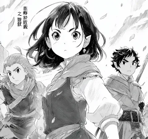 漫画条目《北境灯塔手记》封面，奇幻冒险题材